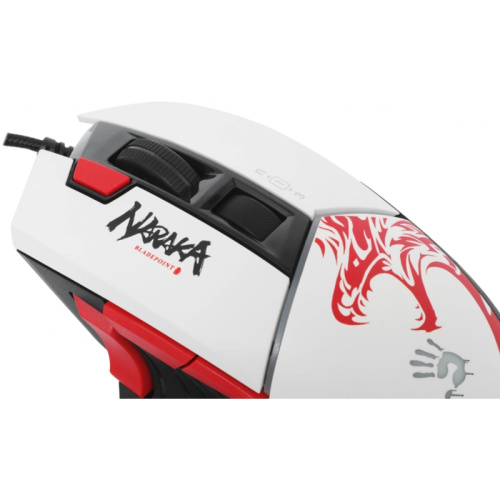 W95MAXNARAKA Мышь A4Tech Bloody W95 Max Naraka белый/рисунок оптическая 12000dpi USB 6but фото 11 W95MAXNARAKA Мышь A4Tech Bloody W95 Max Naraka белый/рисунок оптическая 12000dpi USB 6but фото 11
