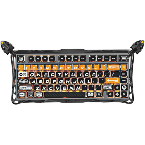 6972448923804 Игровая клавиатура/ Механическая клавиатура Gravastar Mercury K1 Pro BO BLK
