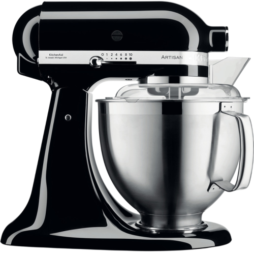 5KSM185PSEOB Настольный миксер с откидным блоком Artisan 4.8 л, черный