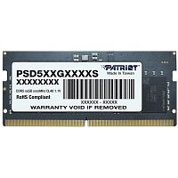 PSD532G48002S Оперативная память DDR5 32GB 4800MHz Patriot PSD532G48002S RTL PC5-38400 CL40 SO-DIMM 262-pin 1.1В dual rank Ret [PSD532G48002S]