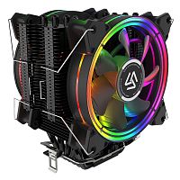AS.01.02.0009 Вентилятор ALSEYE H120D Universal, TDP 200W, Heat Pipe:6mm*6pcs, 800;2000RPM, 11.6-35.3dB(A), RGB, RTL {18} (872339)/(874043)