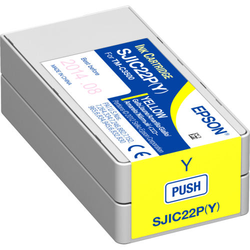 C33S020604 Картридж/ Epson SJIC22P(Y): INK CARTRIDGE FOR TM-C3500