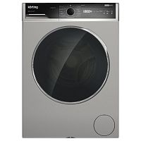 KWM58ILS1297S Стиральная машина с паром KORTING/ Стиральная машина с паром KORTING, отдельностоящая, фронтальная, глубина 58 см, инверторный мотор, загрузка 9 кг, отжим 400-1200 об/мин, сенсорное управление, цифровой дисплей, 15 программ, отложенный старт