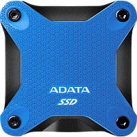 SD620-512GCBL Твердотельный накопитель/ ADATA External SSD SD620, 512GB, Type-C, USB 3.2 Gen2, R/W 520/460 MB/s, 80x80x15mm, Blue (5 лет)