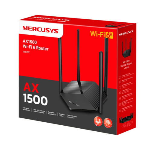 MR60X Маршрутизатор/ AX1500 Dual-Band Wi-Fi 6 Router фото 3 MR60X Маршрутизатор/ AX1500 Dual-Band Wi-Fi 6 Router фото 3