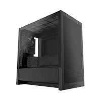 CC-H31FB-01 Корпус без блока питания/ Case NZXT H3 Flow (2025), Midi-Tower, TG, 1x120mm, 1xUSB-A 3.2 + 1xUSB-C 3.2, mATX, mITX Black