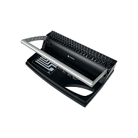 БП9п Переплетчик ГЕЛЕОС БП-9+ на пластиковую пружину, А4, ручная перфорация 9 листов, переплет макс до 170 л., глубина перфорации 2 мм