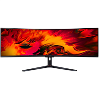 UM.SE1CD.S02 Монитор/ Acer EI491CURSbmiipphx 49'', ZeroFrame, Curved 1800R, Black, 32:9, VA, 5120x1440, 4ms, 350, HDR 400cd, 120Hz, 2xHDMI(2.0), 2xDP(1.4), Speakers 3Wx2, FreeSync Premium, HDR 400, h. adj 95, Vesa:75x75