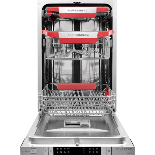 GIM4578 Встраиваемая посудомоечная машина Kuppersberg/ KITCHEN RETAIL / Встраиваемая посудомоечная машина Kuppersberg, узкая, 82х45х55 см, 10 комплектов, 8 программ фото 2