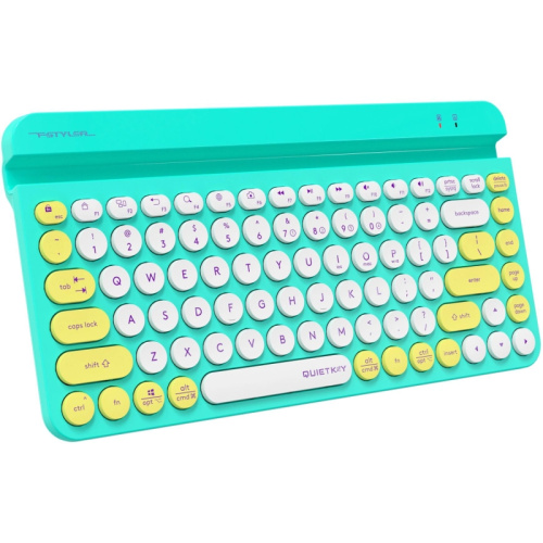 FBK30AVOCADO Клавиатура A4Tech Fstyler FBK30 зеленый USB беспроводная BT/Radio slim Multimedia (FBK30 AVOCADO) фото 3