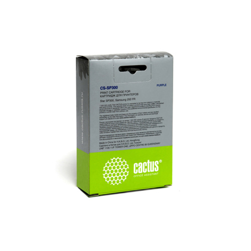 CS-SP300 -/ Картридж матричный Cactus CS-SP300 фиолетовый для Samsung Star SP300/250 FR CS-SP300 -/ Картридж матричный Cactus CS-SP300 фиолетовый для Samsung Star SP300/250 FR