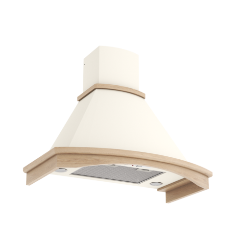 941556 GOOD, Кухонная вытяжка ELIKOR Ротонда 90П-650-П3Д бежевый/дуб неокр