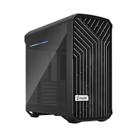 FD-C-TOR1C-01 Корпус ПК без блока питания/ Case Fractal Design Torrent Compact TG Dark Tint, Midi-Tower, 2x180mm, 2xUSB-A 3.2 + 1xUSB 3.2 Type-C E-ATX, SSI-CEB, ATX, mATX, mITX Black